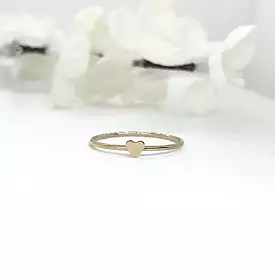 14k Gold Filled Heart Ring