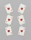 Ace Of Hearts Earrings