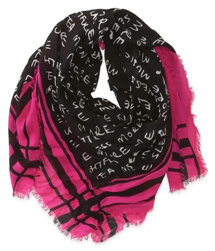 Aeropostale Womens Written Handkerchief Square Scarf Wrap