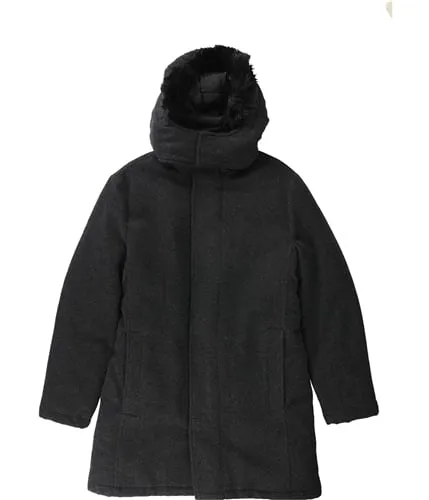 Alfani Mens Faux-Fur Parka Coat