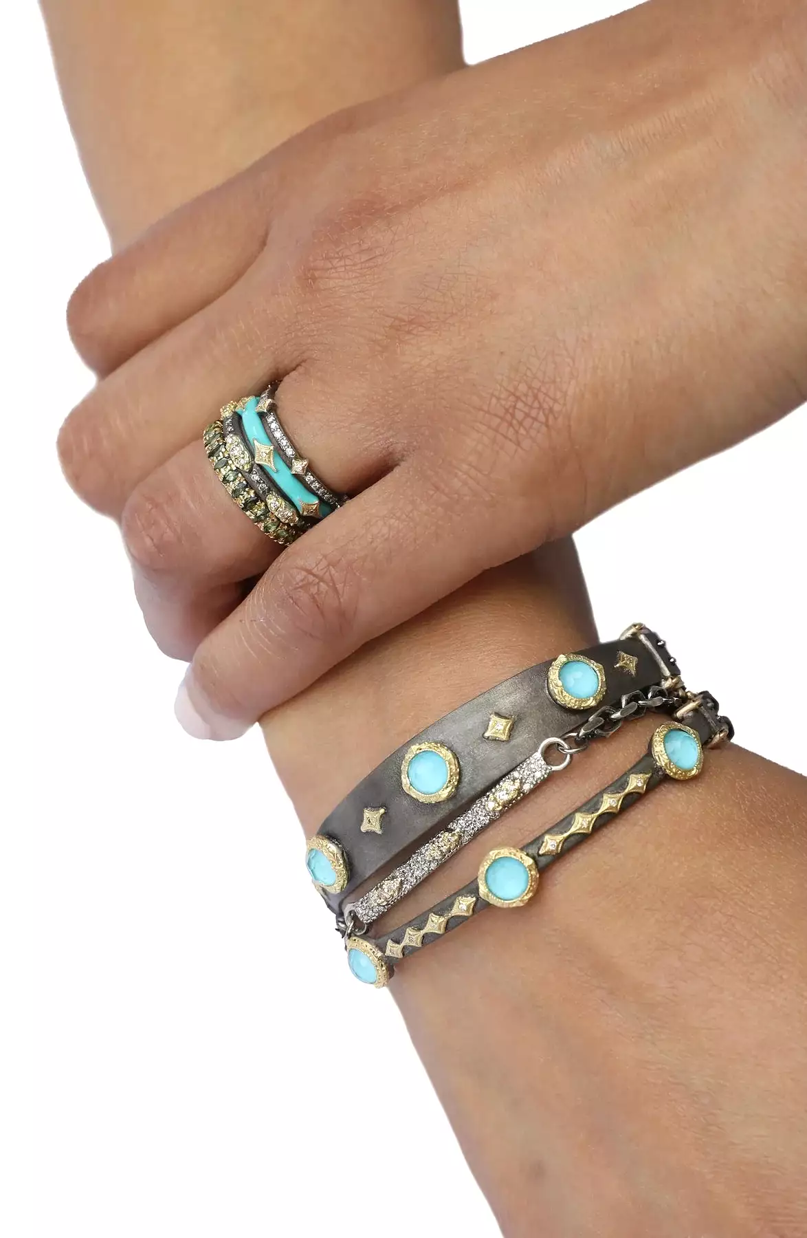 ARMENTA Turquoise Crivelli Bangle Bracelet