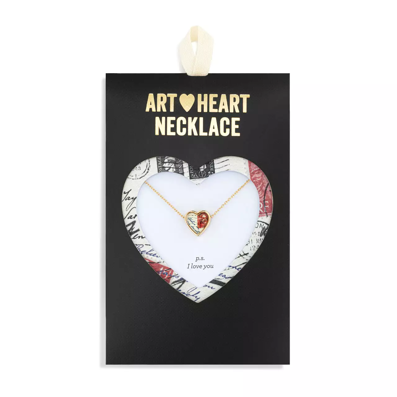 Art Heart Necklace