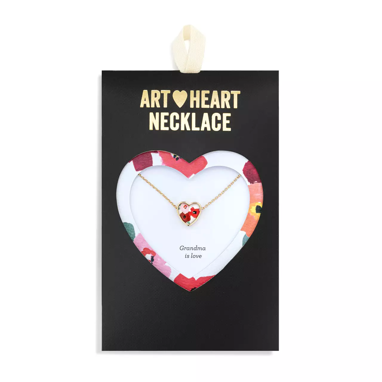 Art Heart Necklace