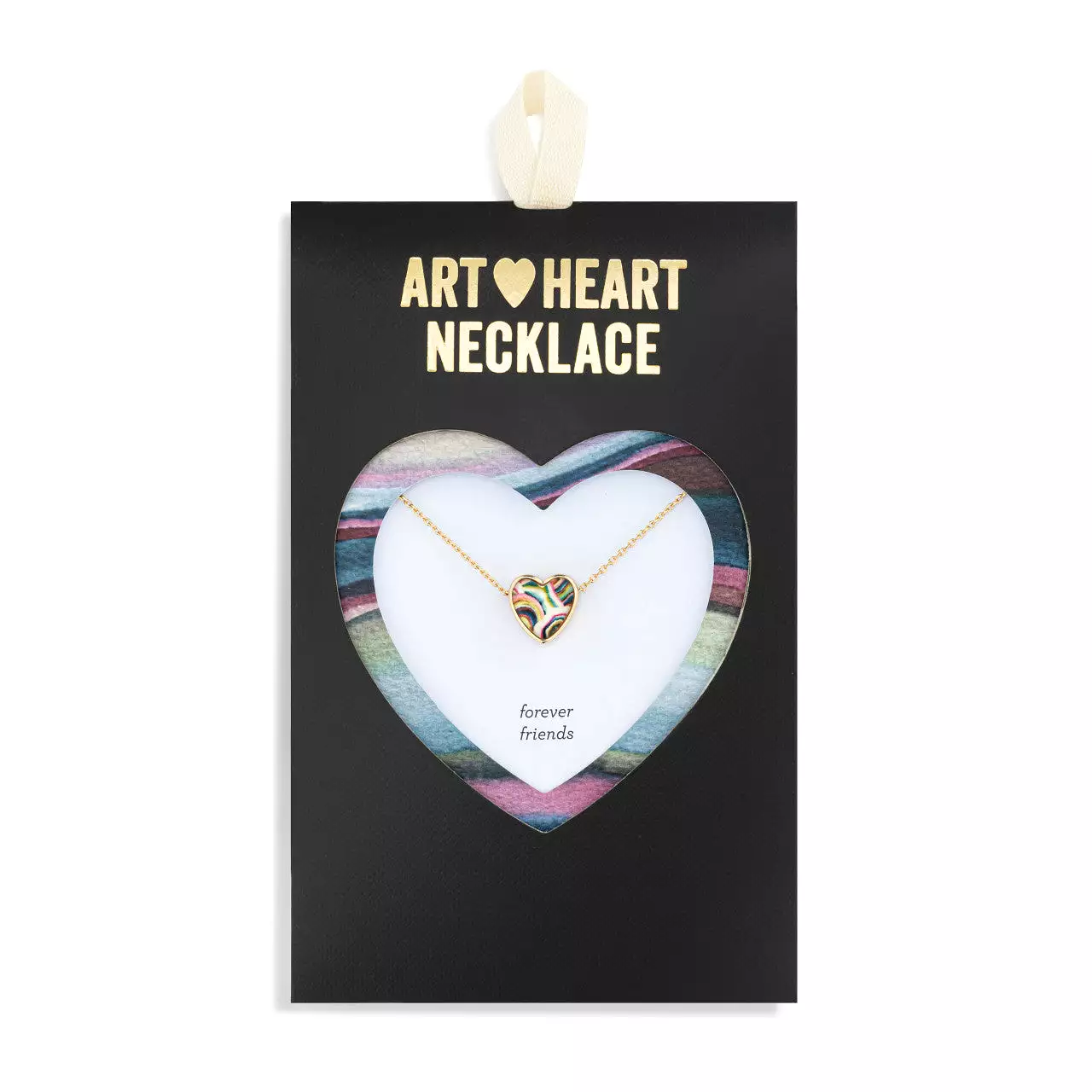 Art Heart Necklace