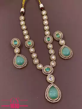 Avantika , elegant Kundan Necklace Set for Women -NEERA001KNB