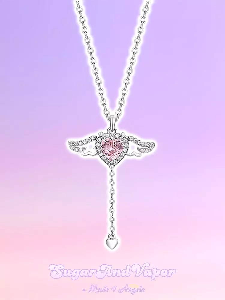 Baby Angel Heart Necklace