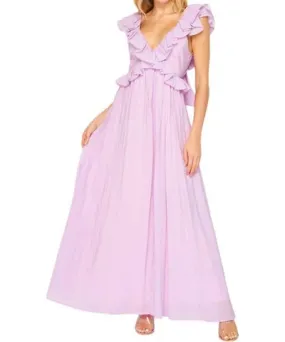 BIG HIT FASHION Cross Front Dress In Lavender