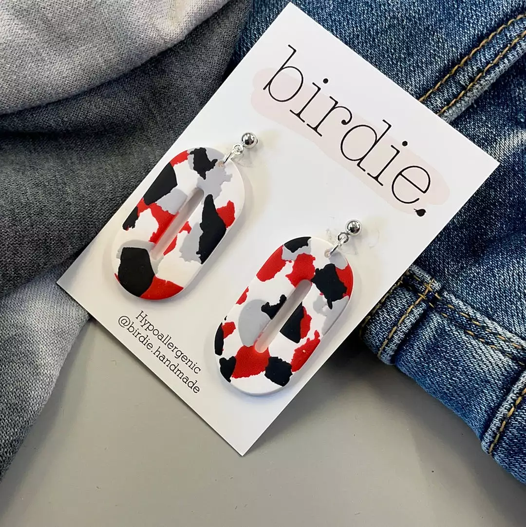 Birdie Ohio State Collection Earrings