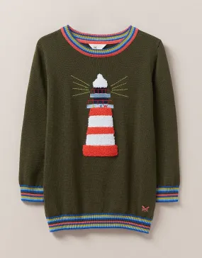 Boy's Lighthouse Crew Neck Jumper from Crew Clothing Company