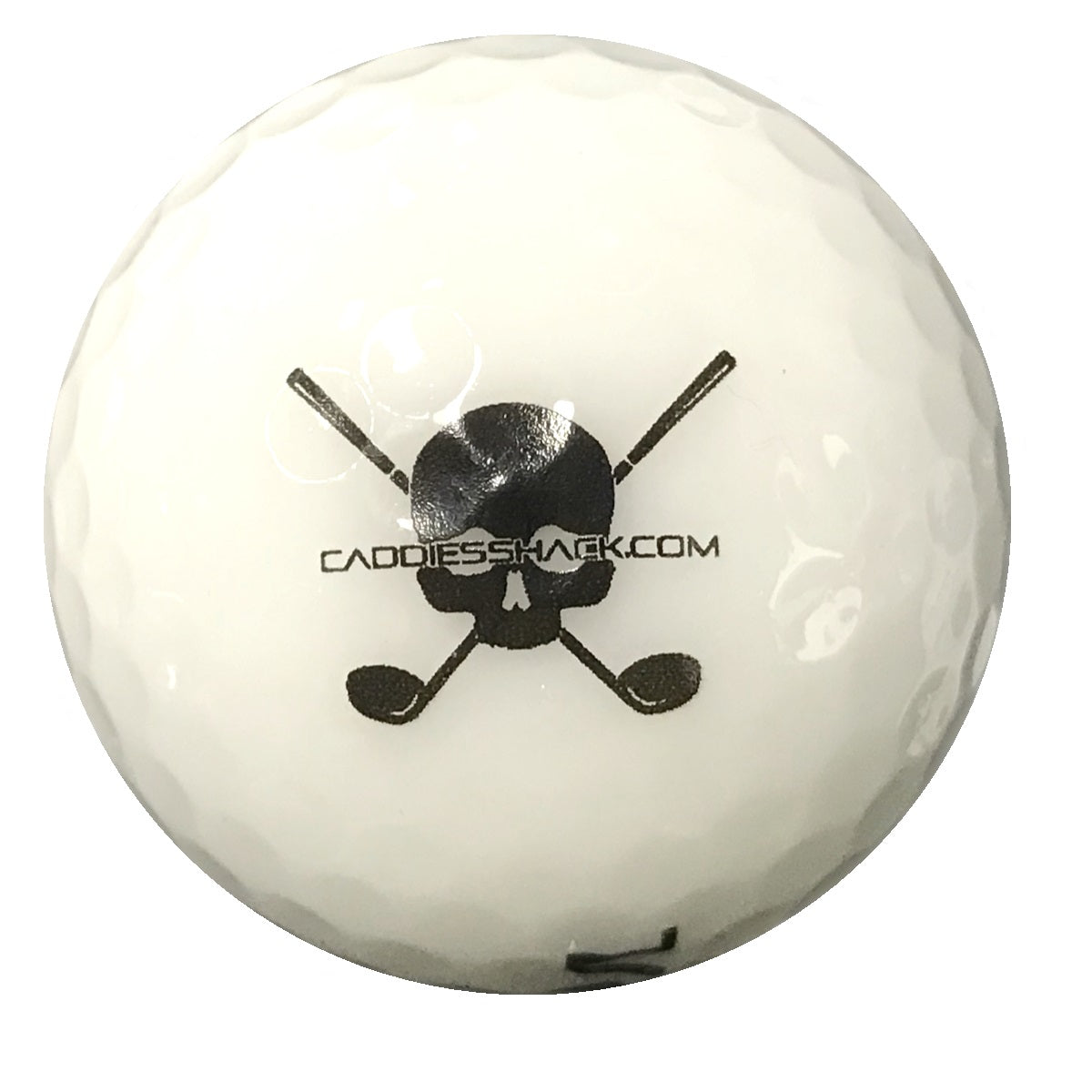 CaddiesShack Custom Jolly Rogers Skull & Crossbones Volvik Crystal Golf Balls