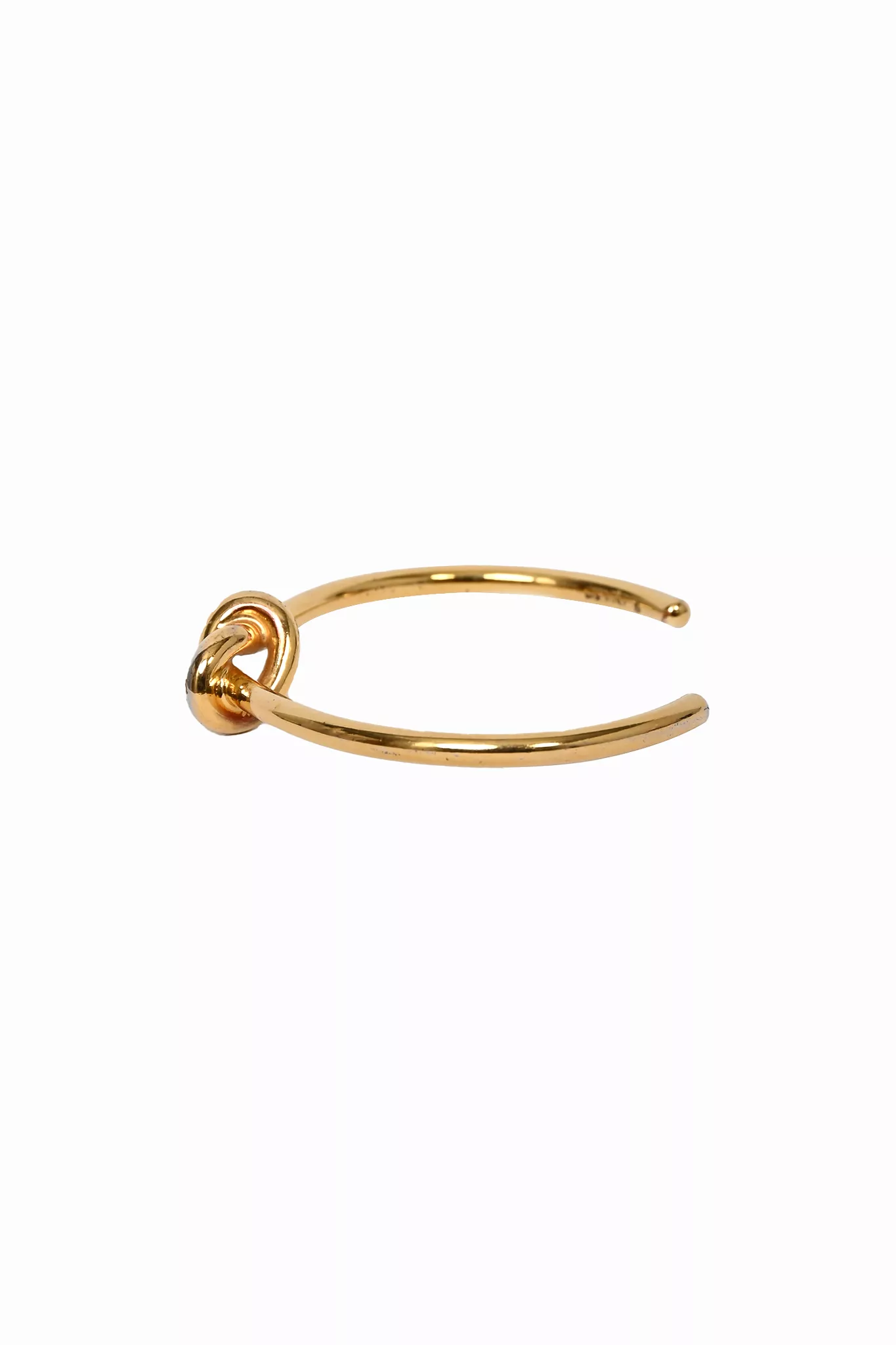 Celine Gold Tone Thin Knot Bracelet (As Is)