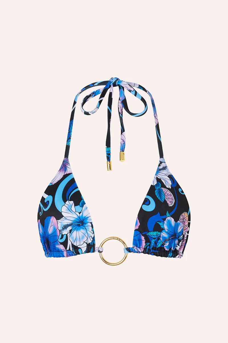 Cin Cin - Isle Hoop Halter - Hibiscus Blue