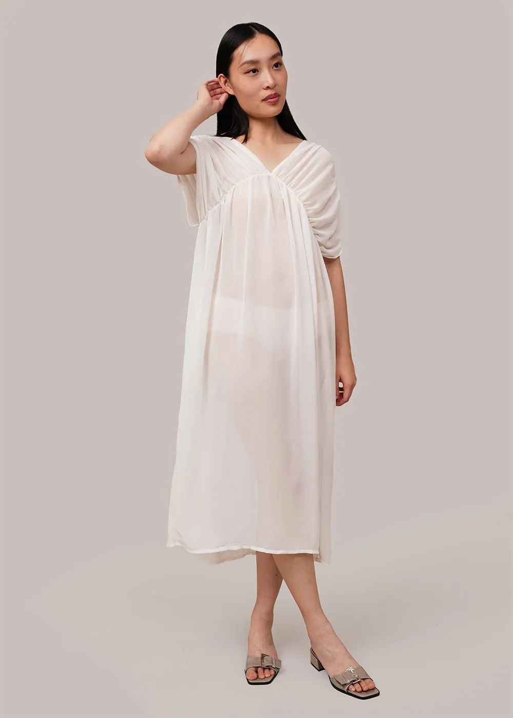 Cream Disa Dress