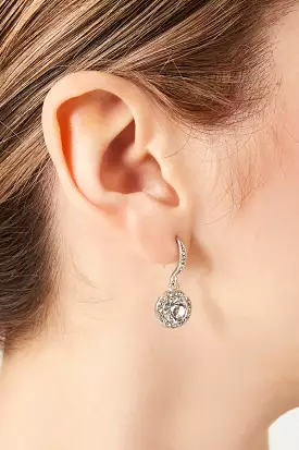 CZ Drop Earrings