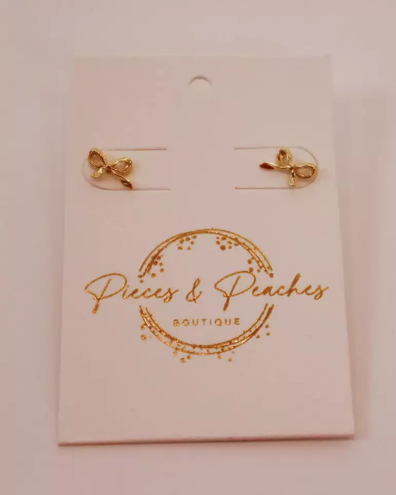 Delicate Bow Earrings