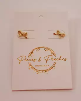 Delicate Bow Earrings