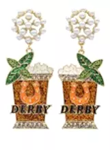 Derby Drink Earrings