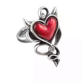 Devil Heart Ring