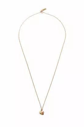 Exclusive Camellia Flower Necklace In Gold