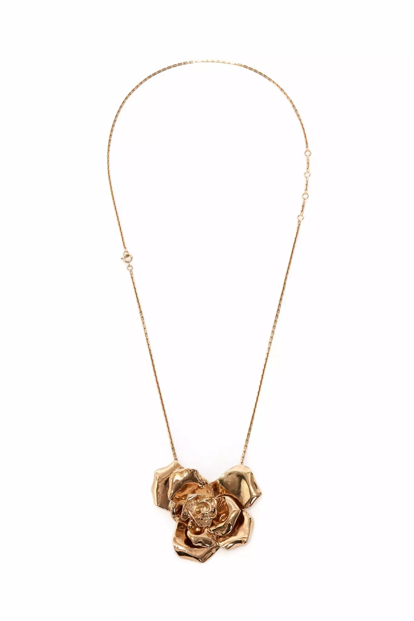 Exclusive Flower Necklace In Gold