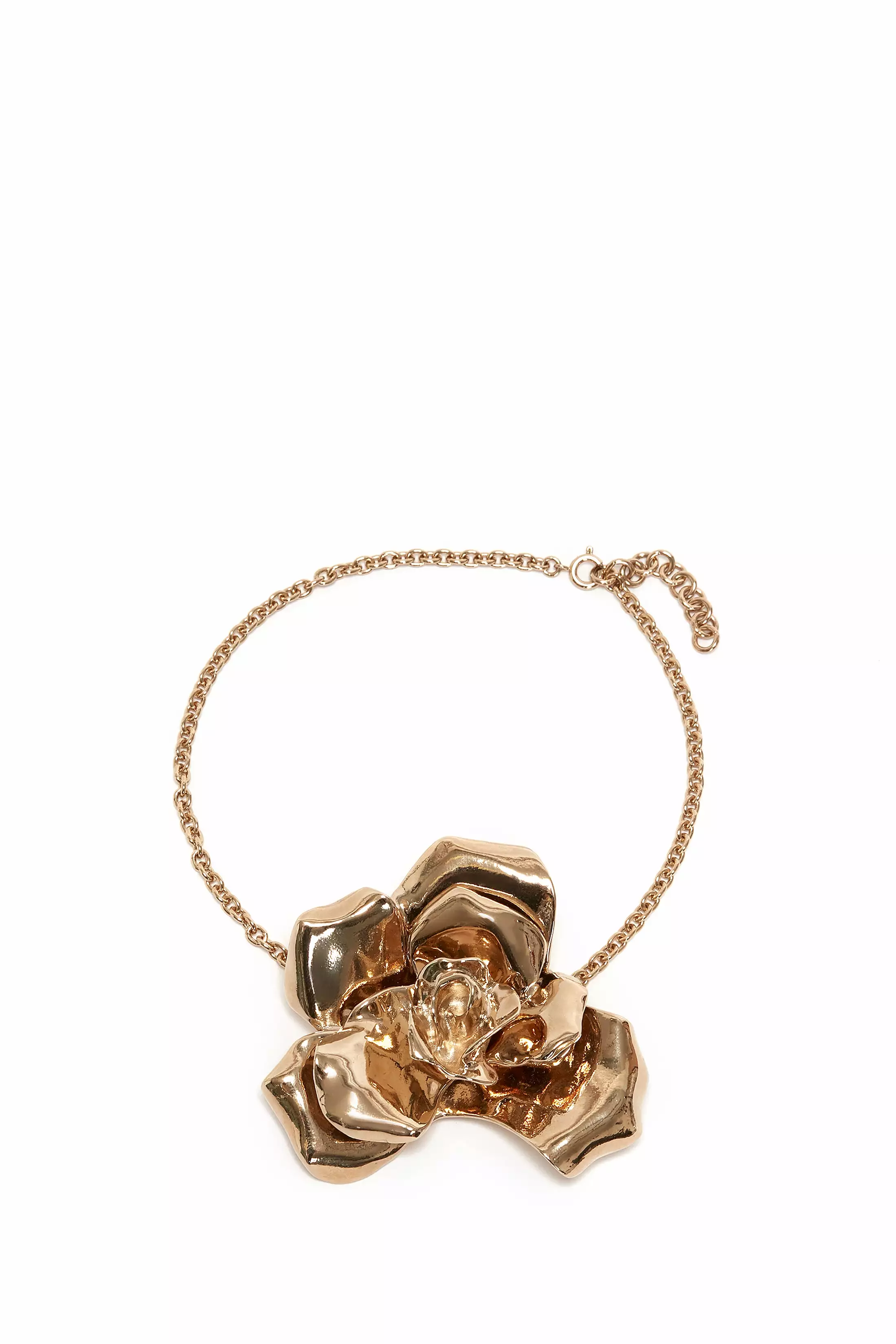 Exclusive Flower Necklace In Gold