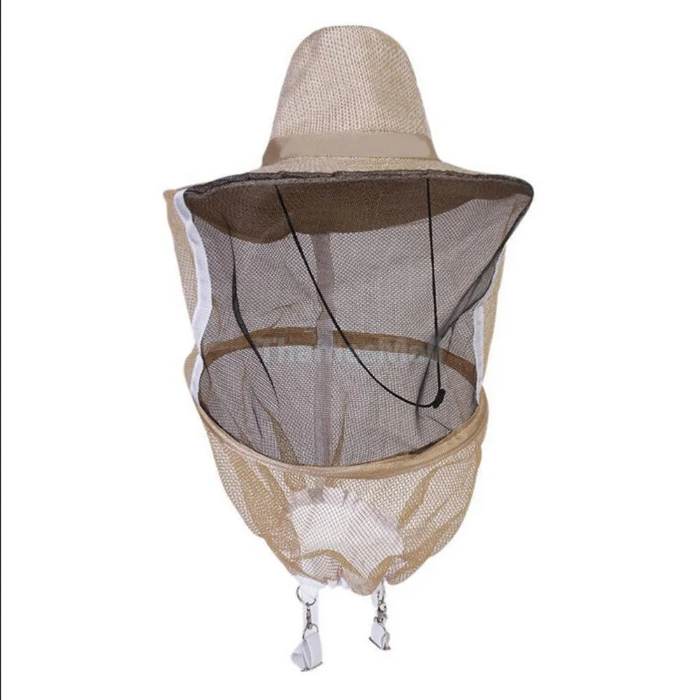 Fishermen Clothing Beekeeping Hat Face Protector Bee Protective Cap Insect Fishing Mesh Mask Net SM6