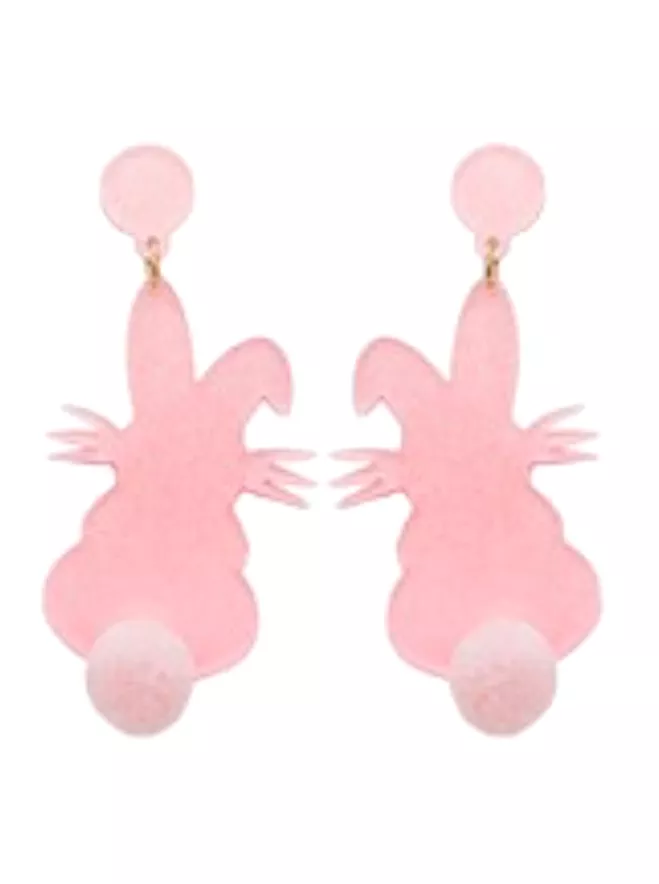 Fluffy Bunny Earrings