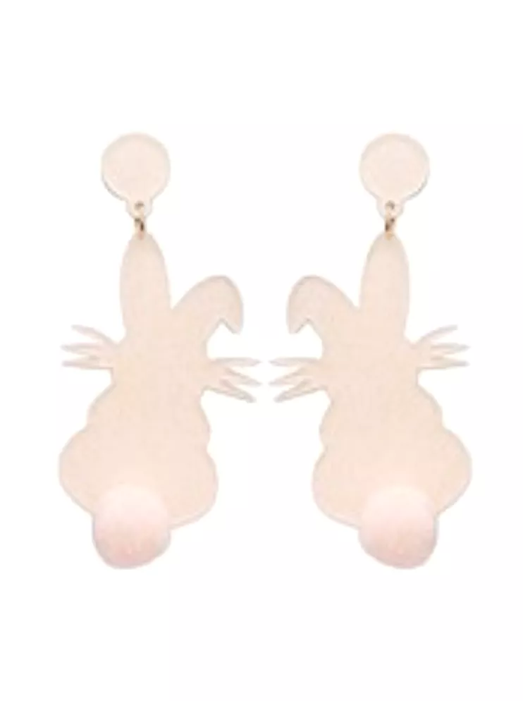 Fluffy Bunny Earrings