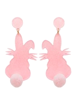 Fluffy Bunny Earrings