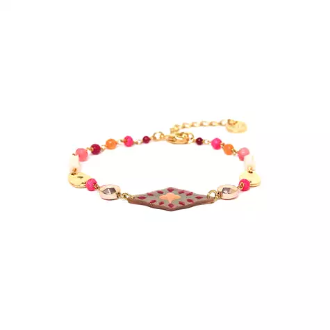 Franck Herval - YOKO shell + looped bead bracelet