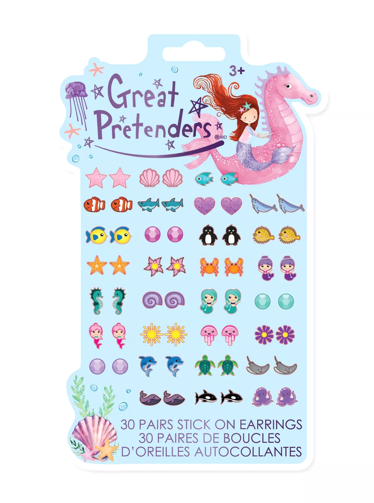 Great Pretenders - Mermaid Sticker Earrings