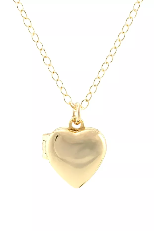 Heart locket necklace