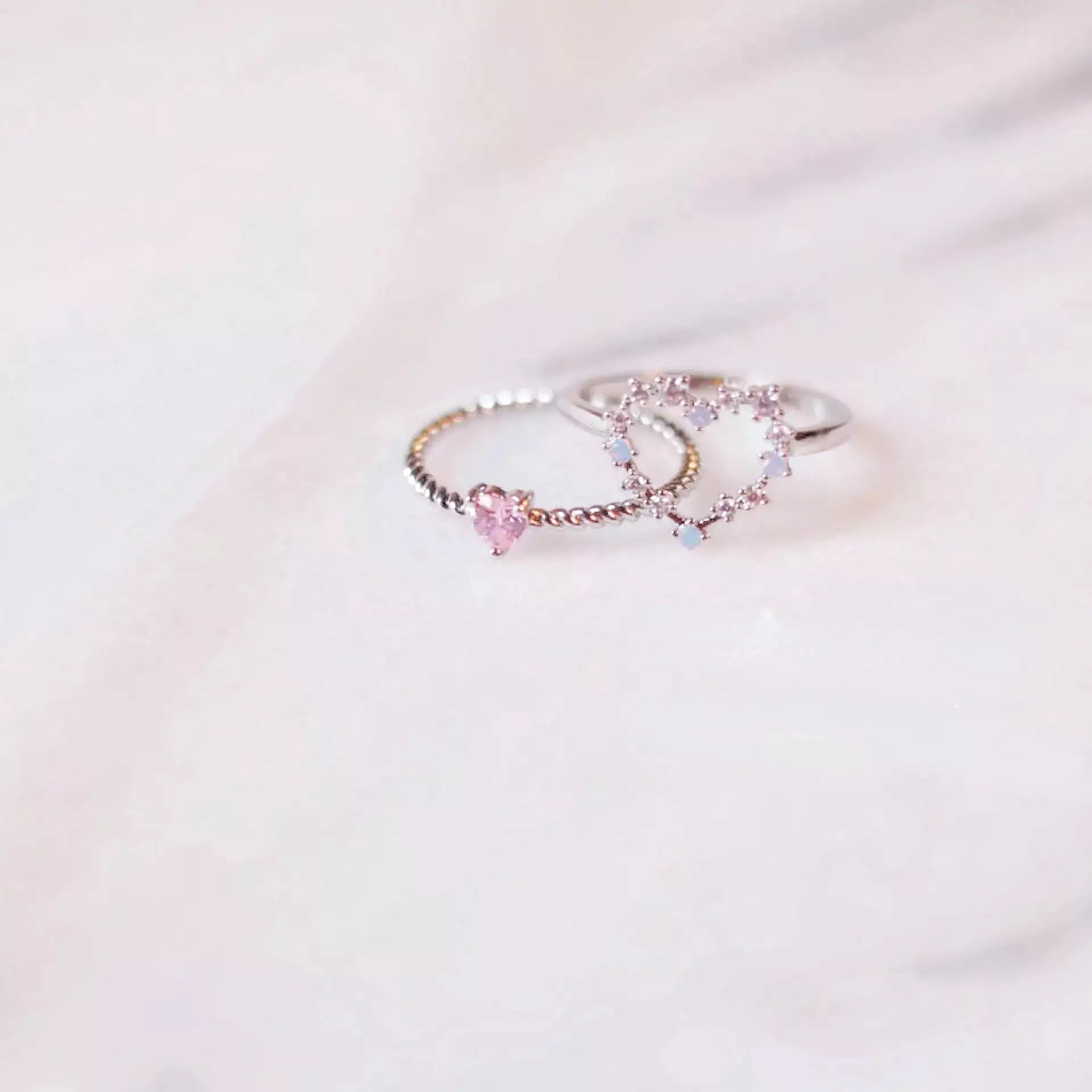 Heart to Heart Ring Set LIN25