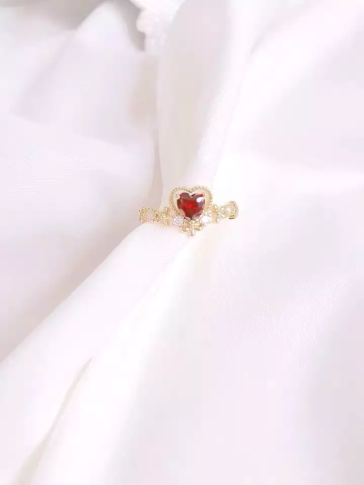 I love u heart ring