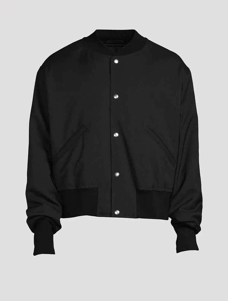 JIL SANDER Snap-Button Bomber Jacket