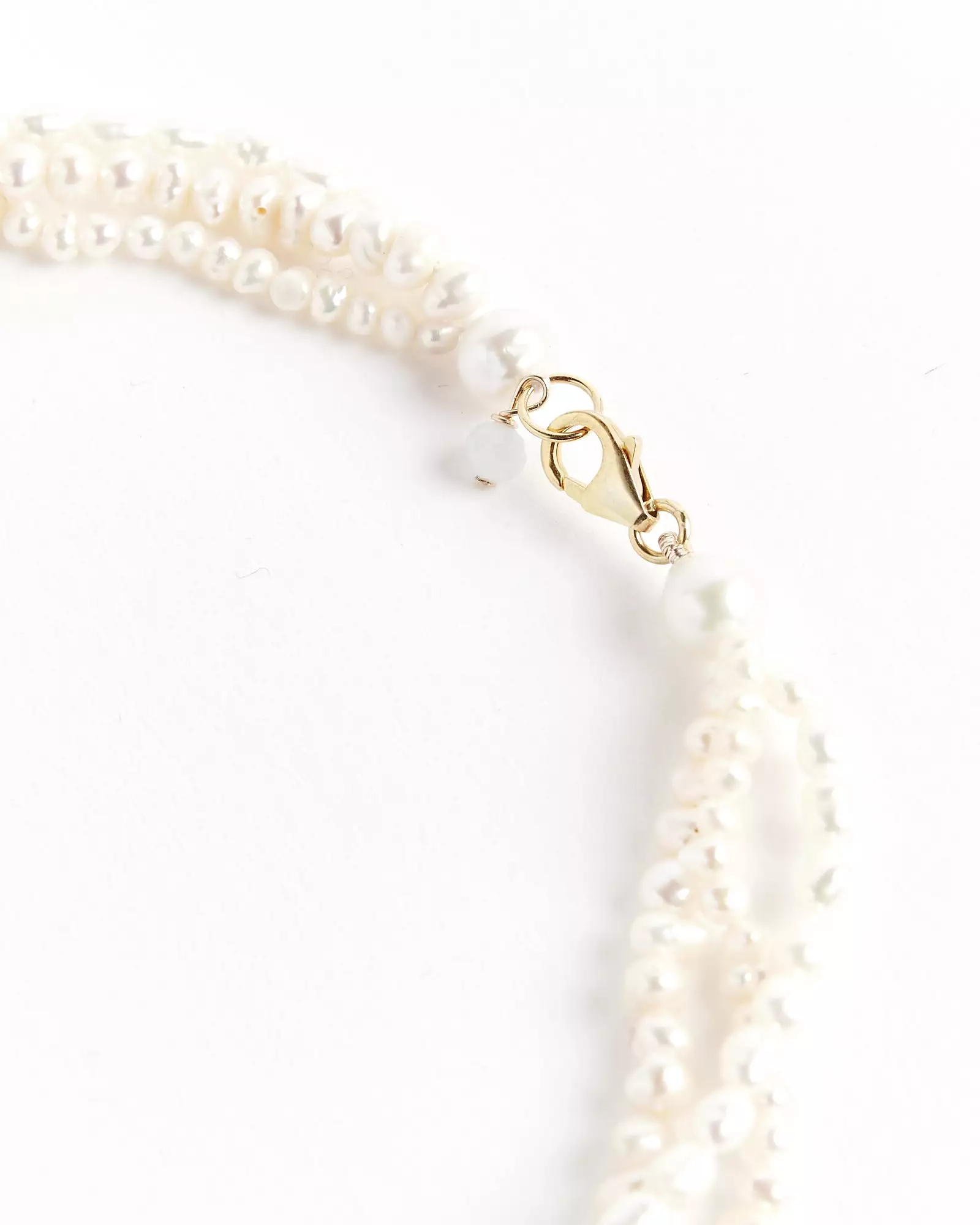 Jula Necklace in Ivory/Gold