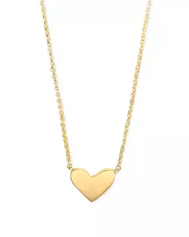 Kendra Scott Ari Heart Necklace in 18k Gold Vermeil