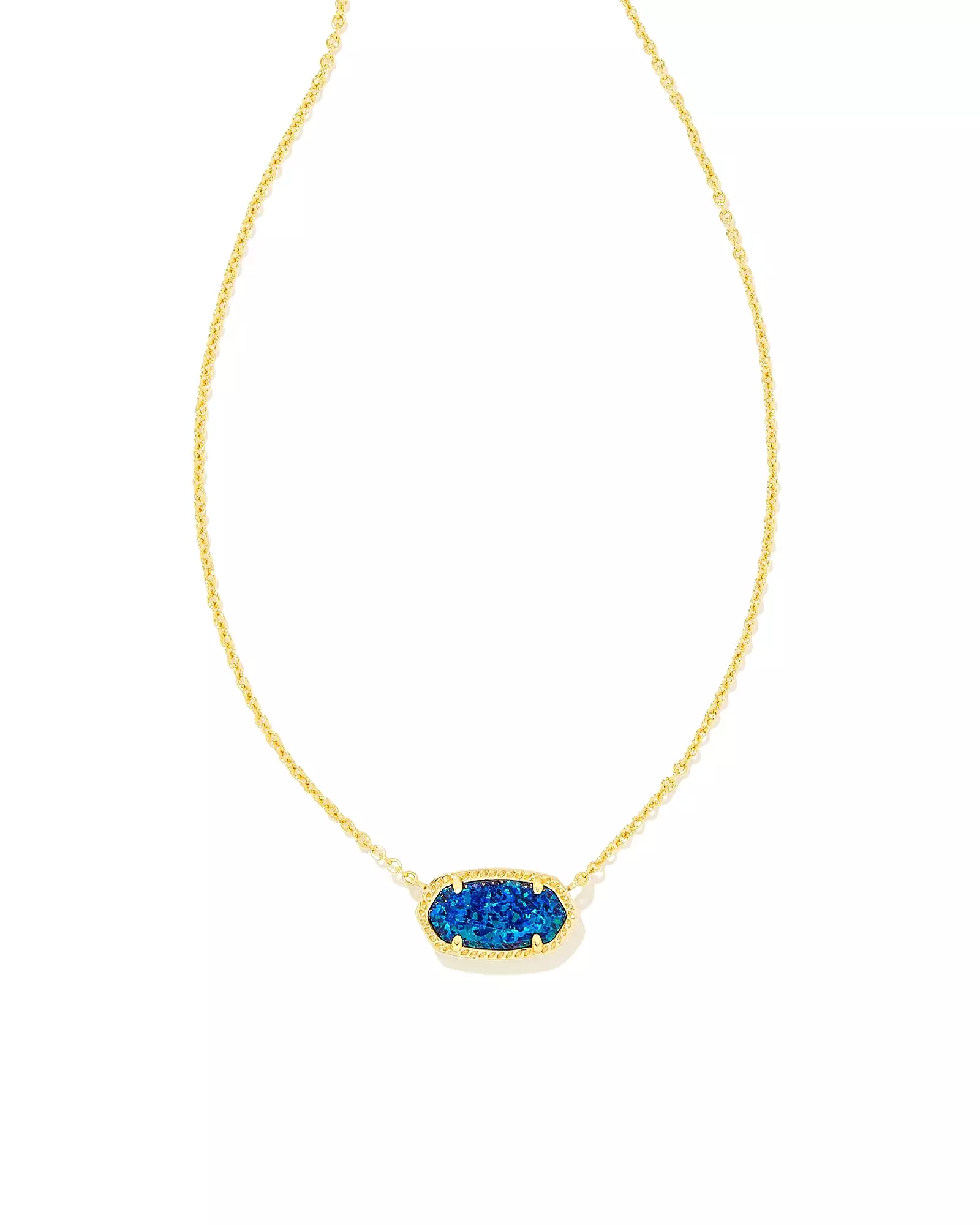 Kendra Scott Elisa Necklace in Cobalt Blue Opal