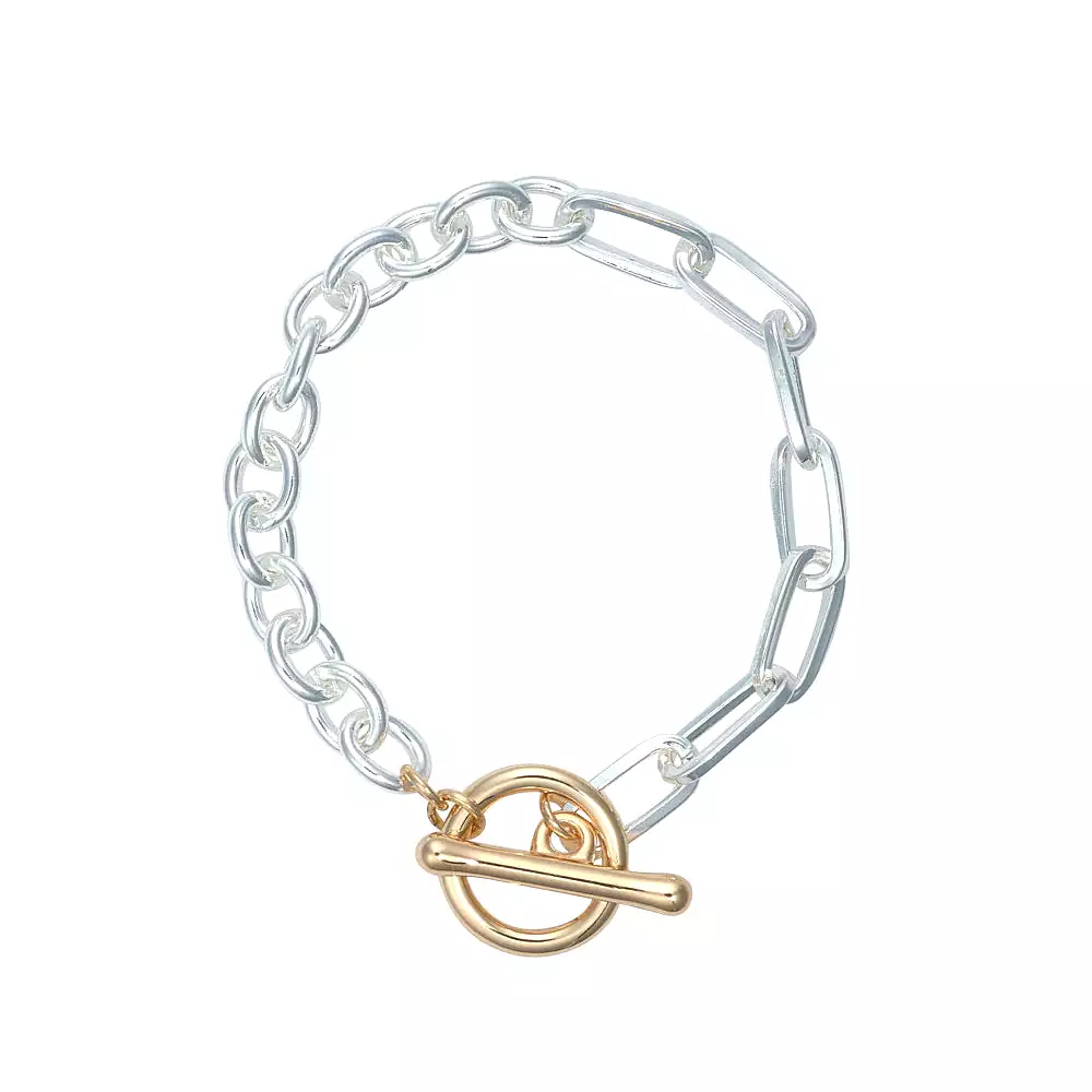 KNIGHT & DAY - Briana Mixed Metal Bracelet