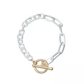 KNIGHT & DAY - Briana Mixed Metal Bracelet