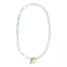 KNIGHT & DAY - Briana Mixed Metal Necklace