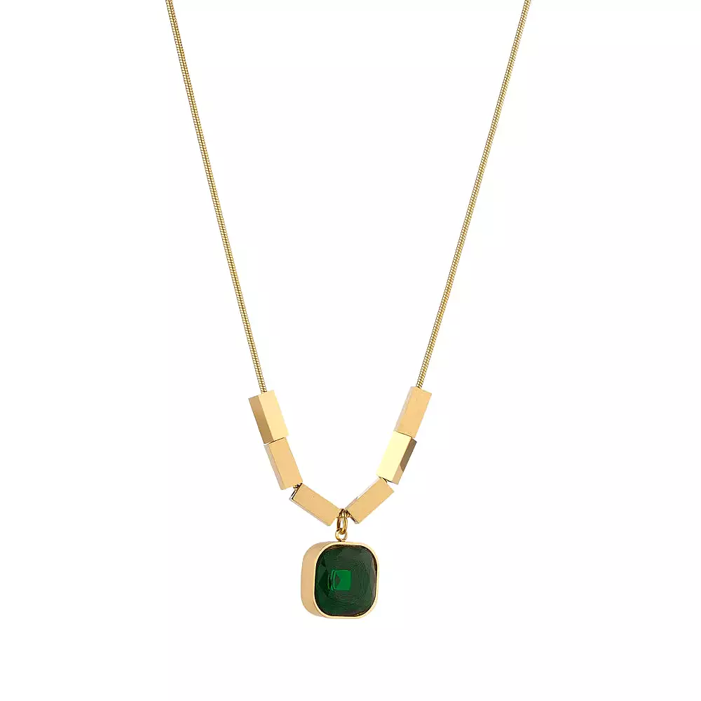 KNIGHT & DAY - Emmalyn Emerald Necklace