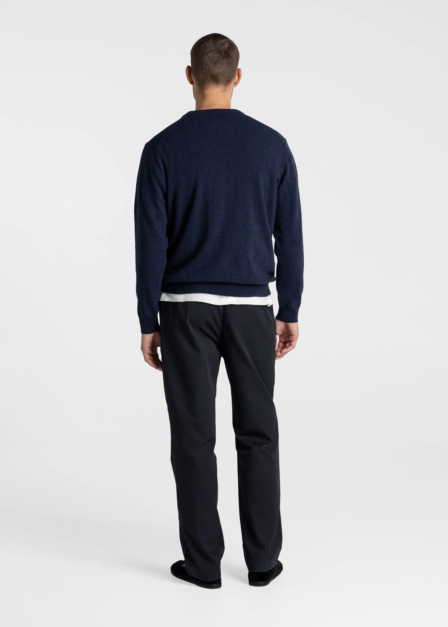 Lambswool Sweater Navy - Final Sale