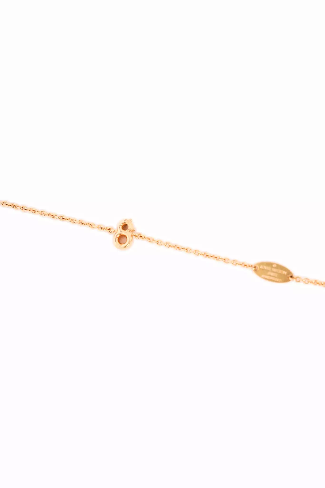 Louis Vuitton Gold Brass ' 8 ' Bracelet