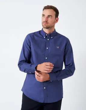 Men's Crew Slim Fit Oxford Shirt from Crew Clothing Company - Blue