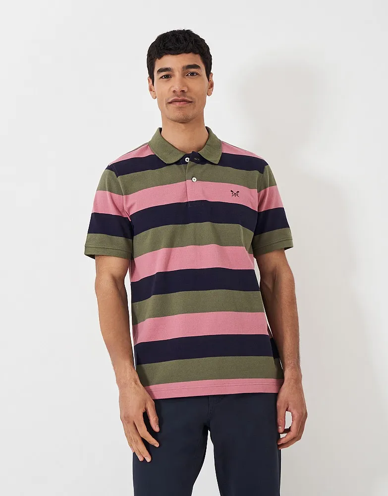 Men's Haynes Stripe Polo Shirt from Crew Clothing Company