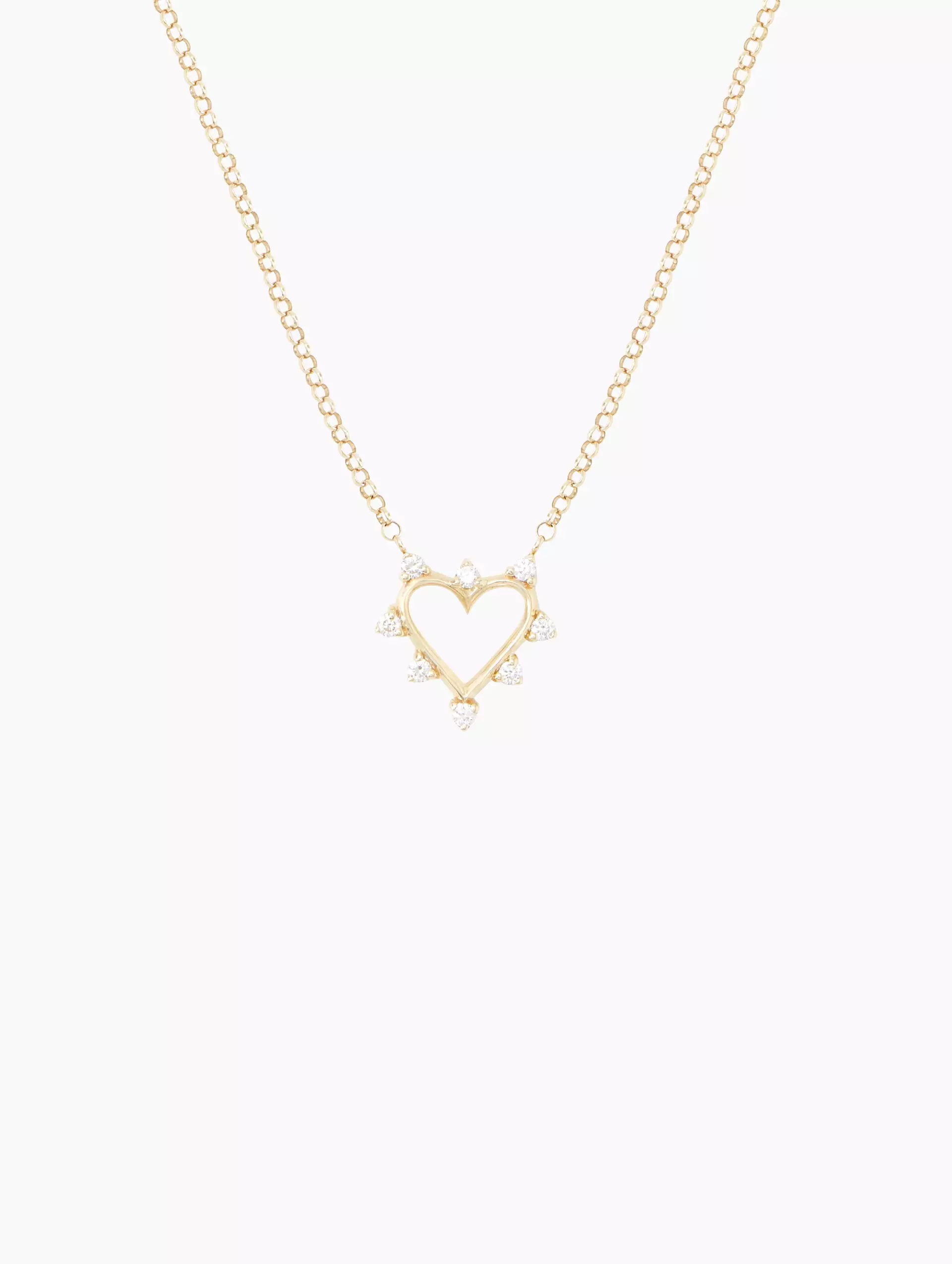 Mini Open Heart Necklace