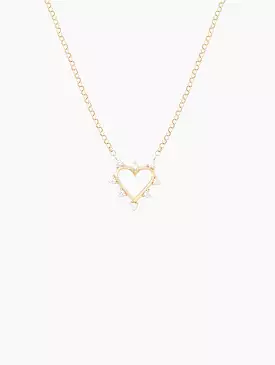 Mini Open Heart Necklace