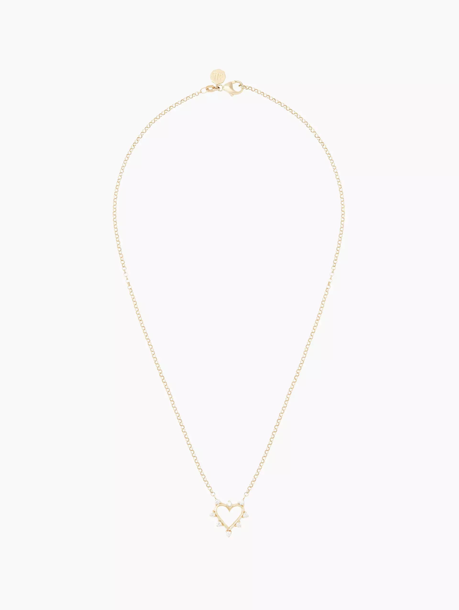 Mini Open Heart Necklace