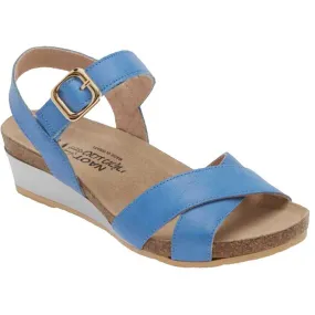 Naot Throne Wedge Sandal Sapphire Blue (Women's)